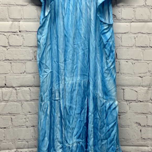 New Raviya Women's Tiered Dress Cover Up Swimsuit Gauze Lightweight NWT - Picture 3 of 5